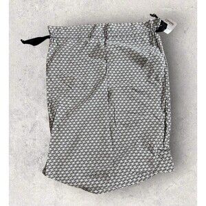 Nordstrom Houndstooth Black White Large Laundry Bag NEW